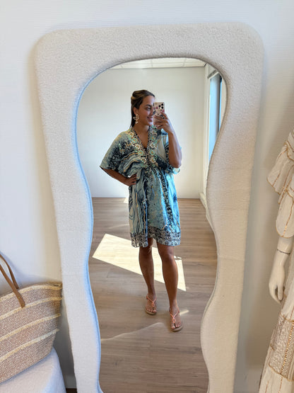 Boho dress blue