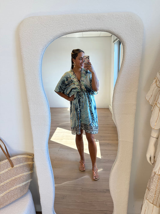 Boho dress blue