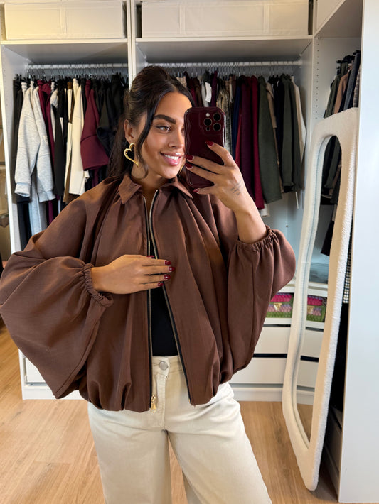 Beau butterfly jacket choco
