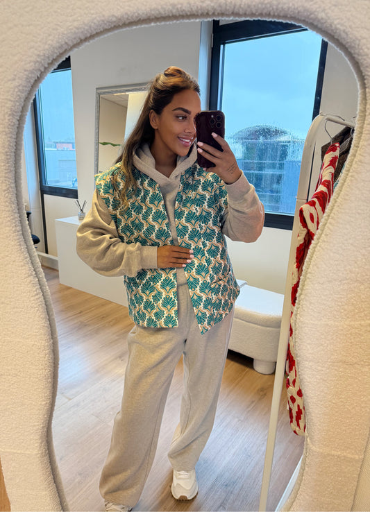Norah gilet turquoise