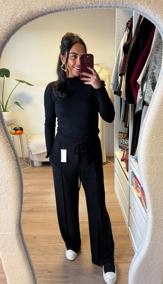 Grazia glitter pants black