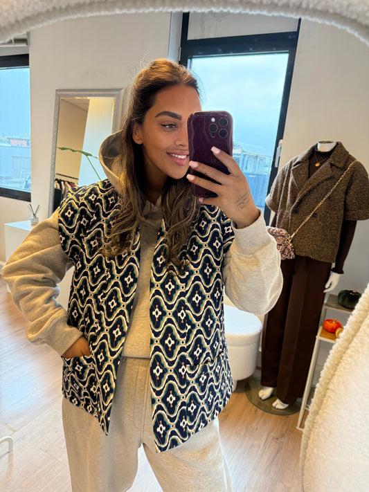 Norah gilet navy blue