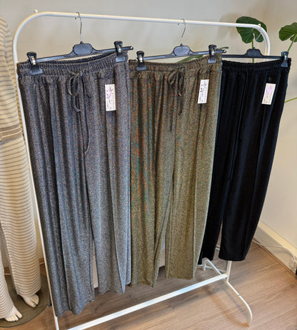 Grazia glitter pants gold