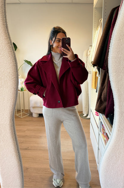 Benthe butterfly trenchcoat bordeaux