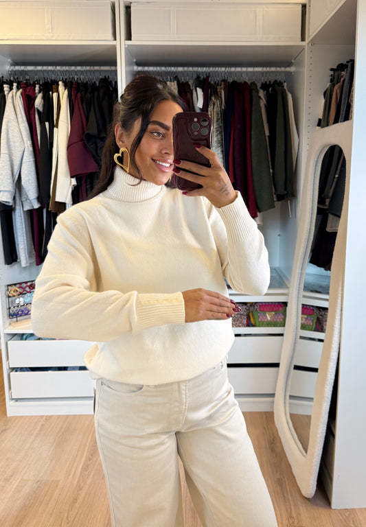Yara button col offwhite