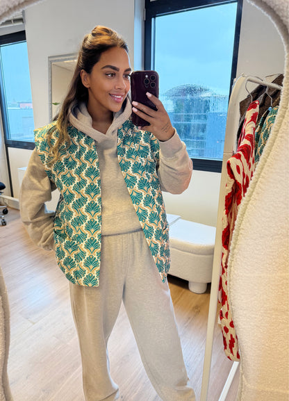 Norah gilet turquoise