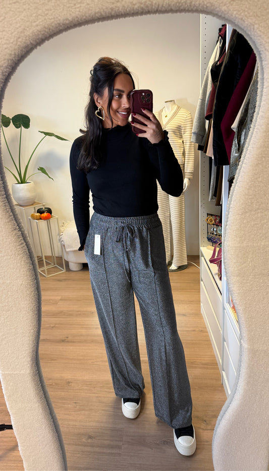 Grazia glitter pants silver