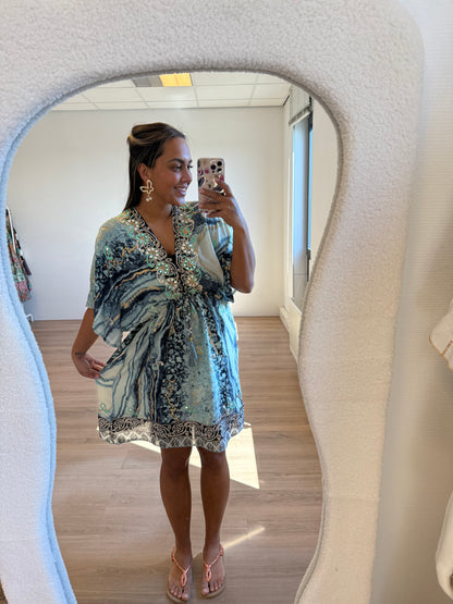 Boho dress blue