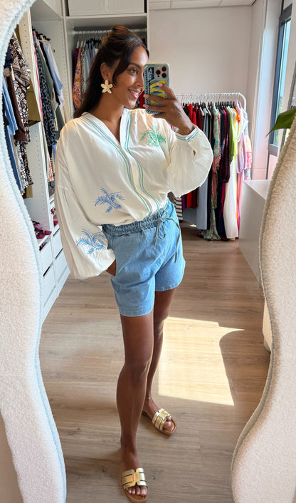 Denim short