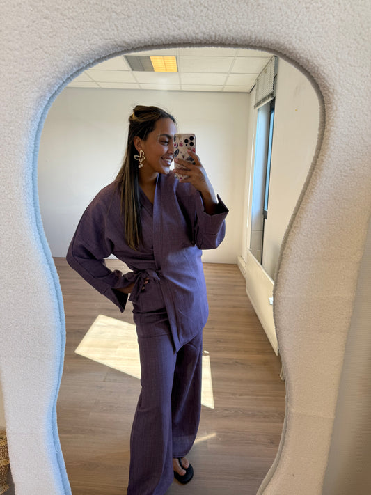 Mira two piece set mauve