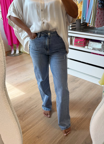 Pearl wide leg jeans