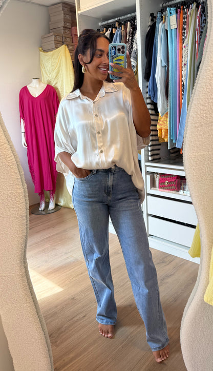 Pearl wide leg jeans