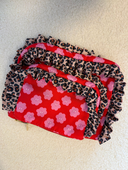 Make-up tas / portemonnee smiley klein of groot