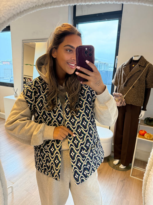Norah gilet navy blue