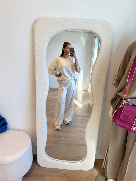 Cleo comfy jogger set beige