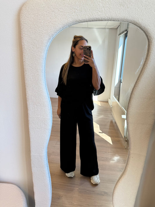 Summer two piece set black