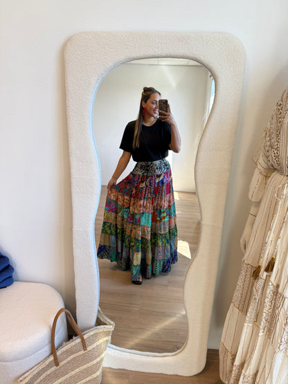 India maxi skirt colorful