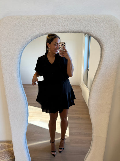 Yara two piece set black