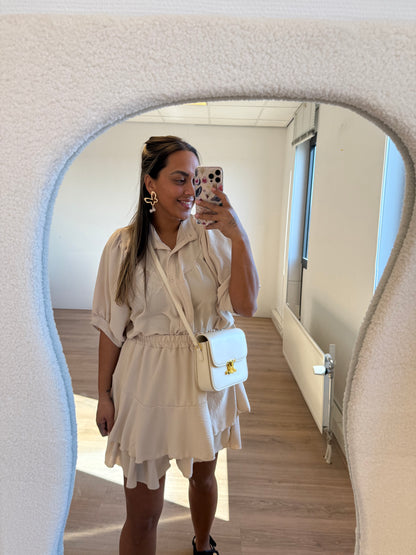 Yara two piece set beige