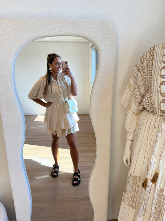 Yara two piece set beige