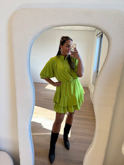 Yara two piece set lime green