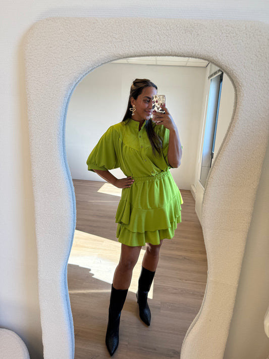 Yara two piece set lime green