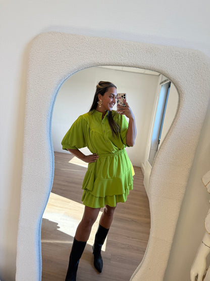 Yara two piece set lime green