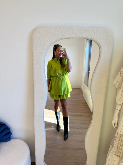 Yara two piece set lime green