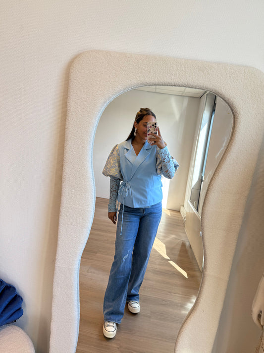 Pearl wide leg jeans