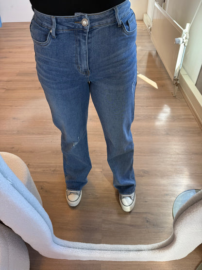 Pearl wide leg jeans
