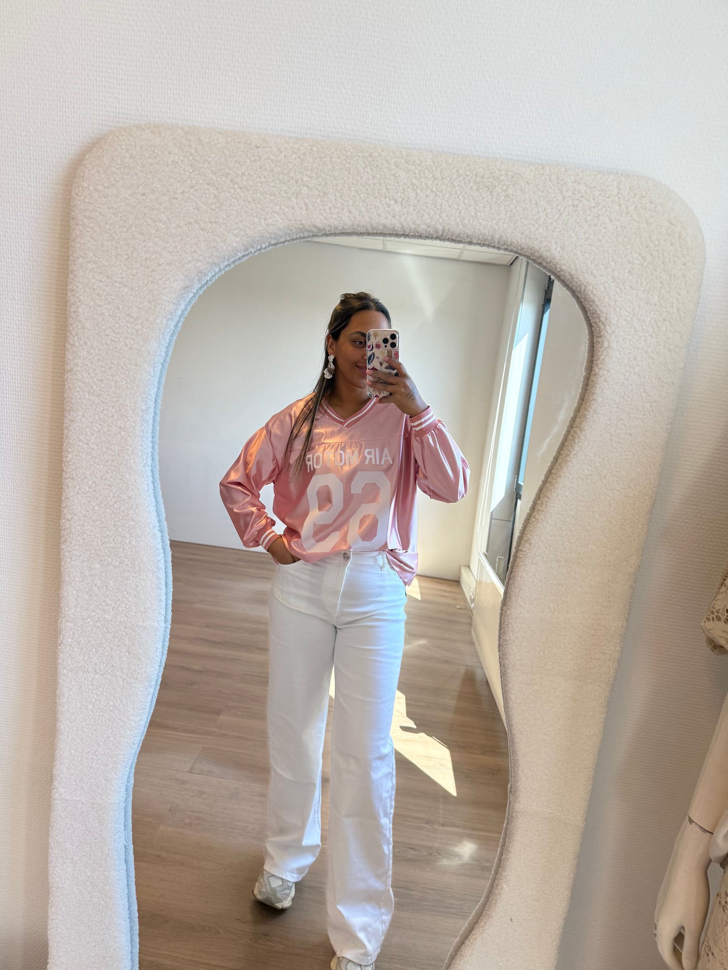 Veerle wide leg jeans white
