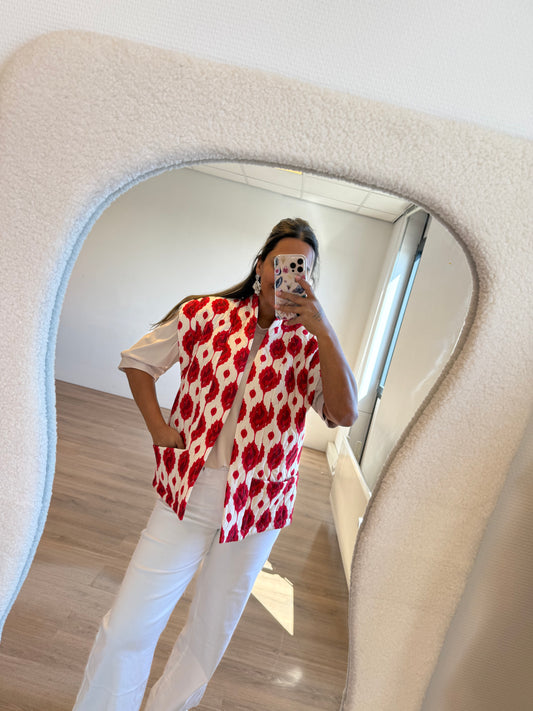 Norah gilet red