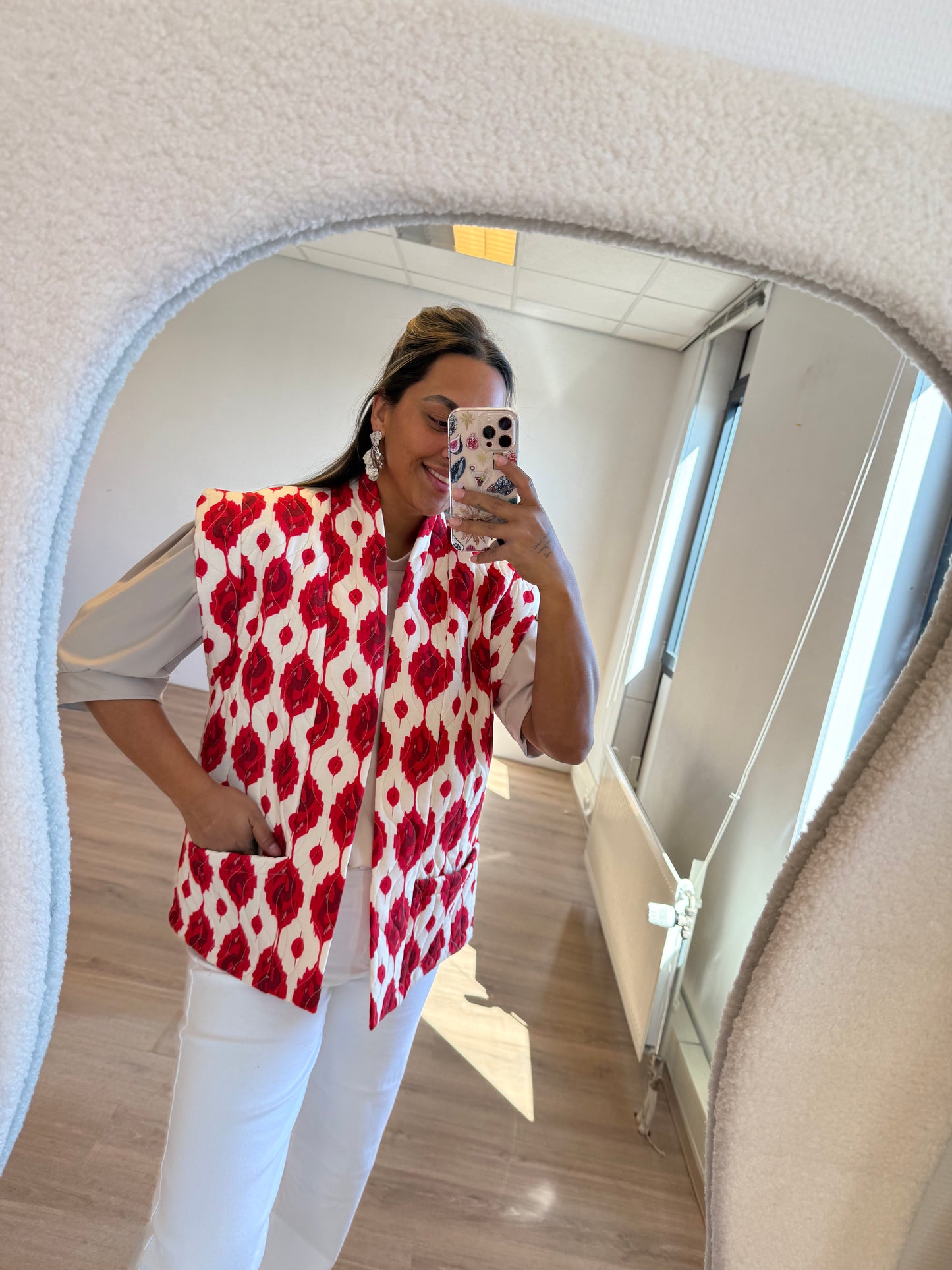 Norah gilet red