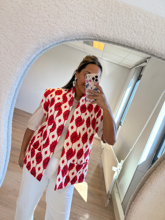 Norah gilet red