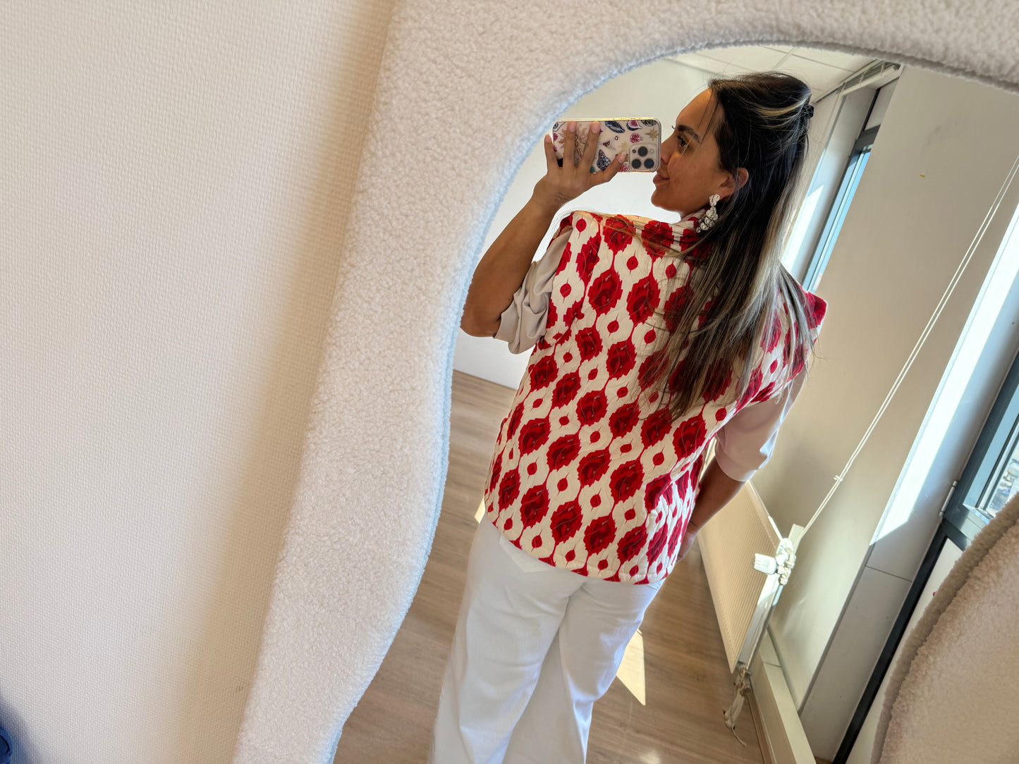 Norah gilet red