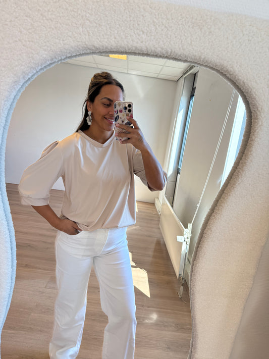 Bella travel top beige