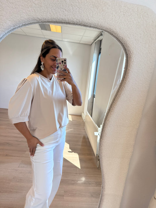 Bella travel top beige