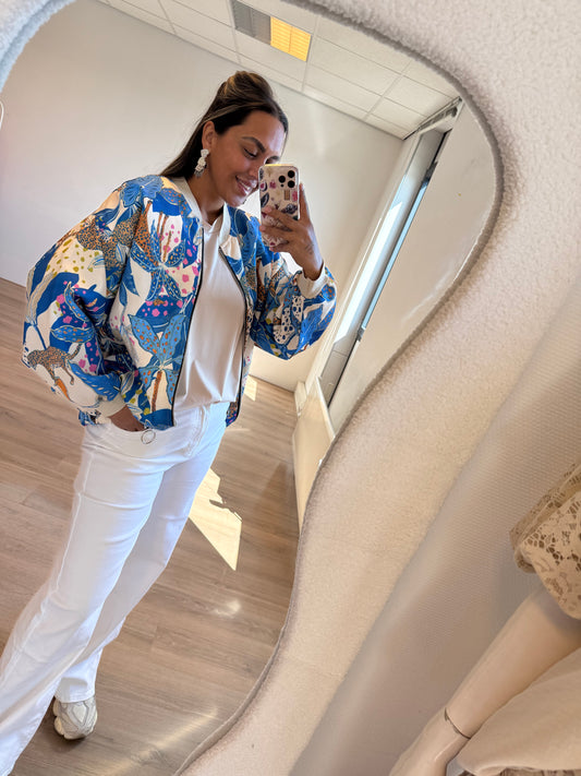 Julie jungle jacket blue
