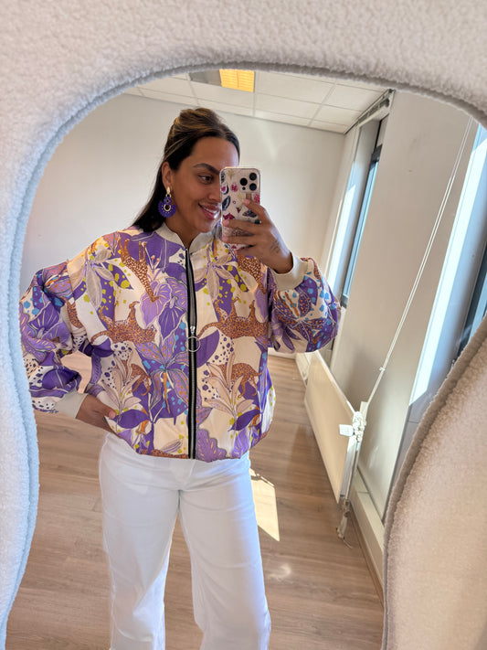 Julie jungle jacket purple