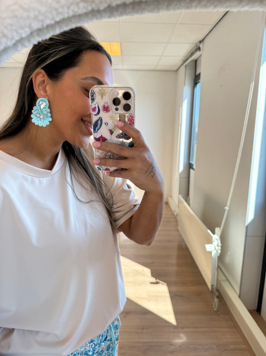 Earrings Ice Blue