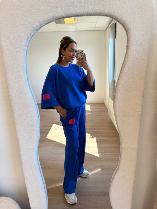 Nova comfy jogger set kobalt