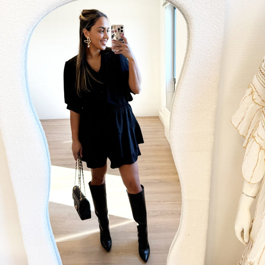 Yara two piece set black