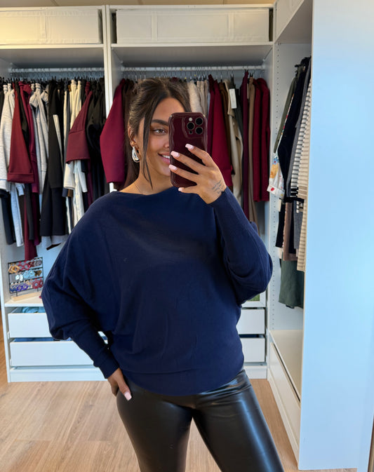 Butterfly musthave top navy blue