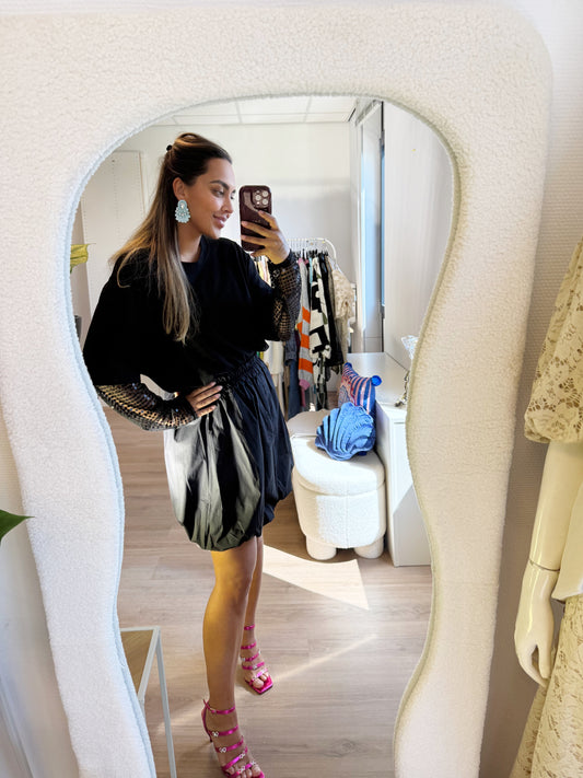 Beau balloon skirt black