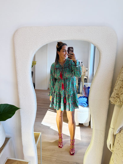 Lolita dress green & pink