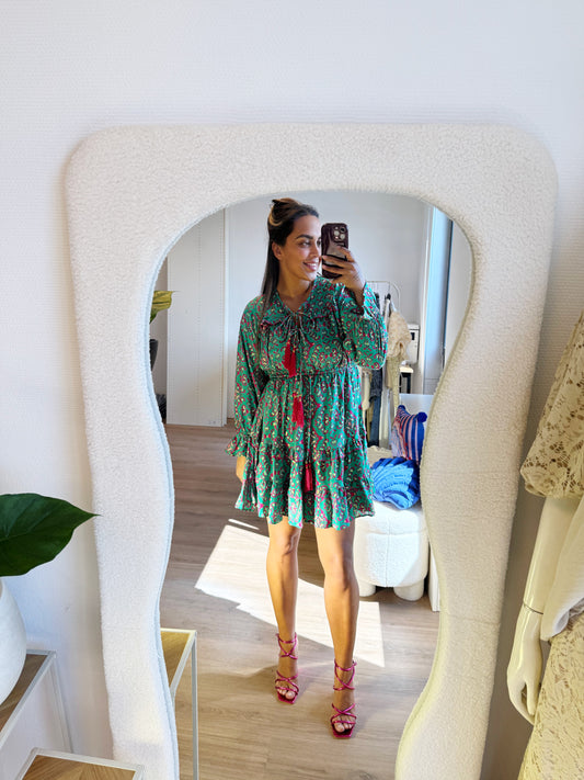 Lolita dress green & pink