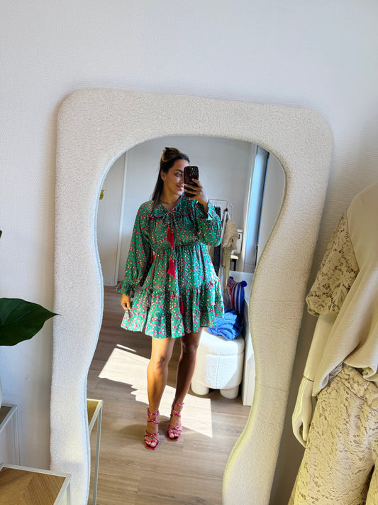 Lolita dress green & pink