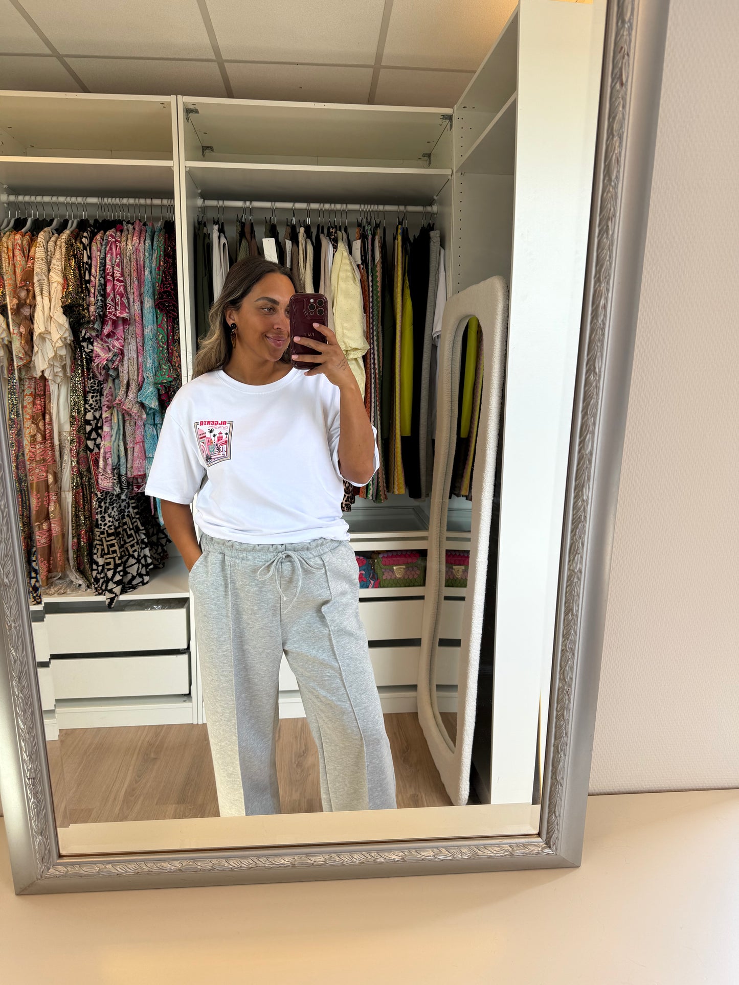Jaimy jogger straight fit grey