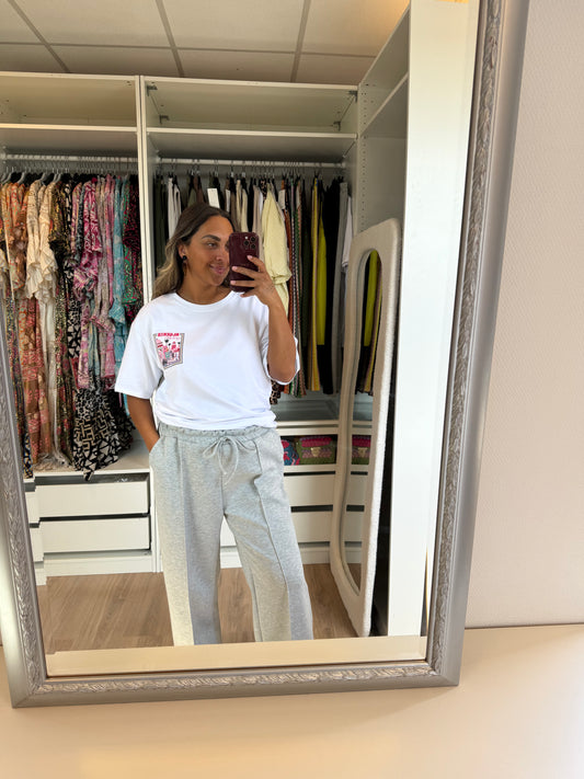 Jaimy jogger straight fit grey