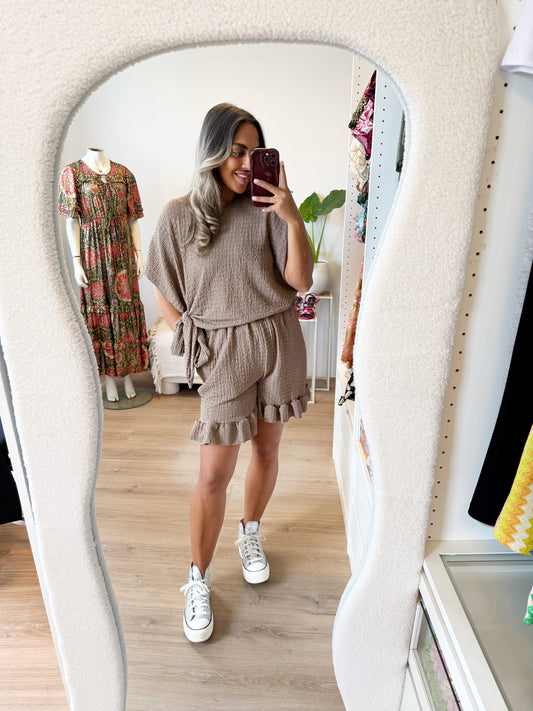 Celine crepe set choco